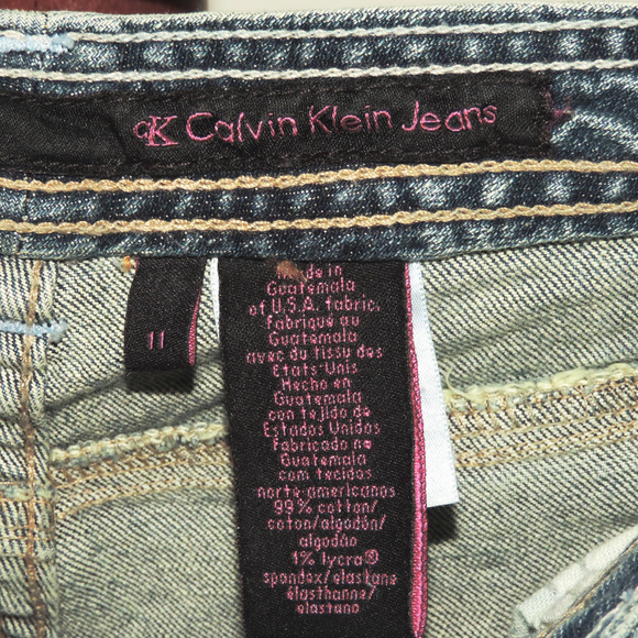 Calvin Klein boot cut denim jeans - Picture 3 of 6